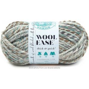 Lion Brand Yarn Wool Ease Thick & Quick (Seaglass)